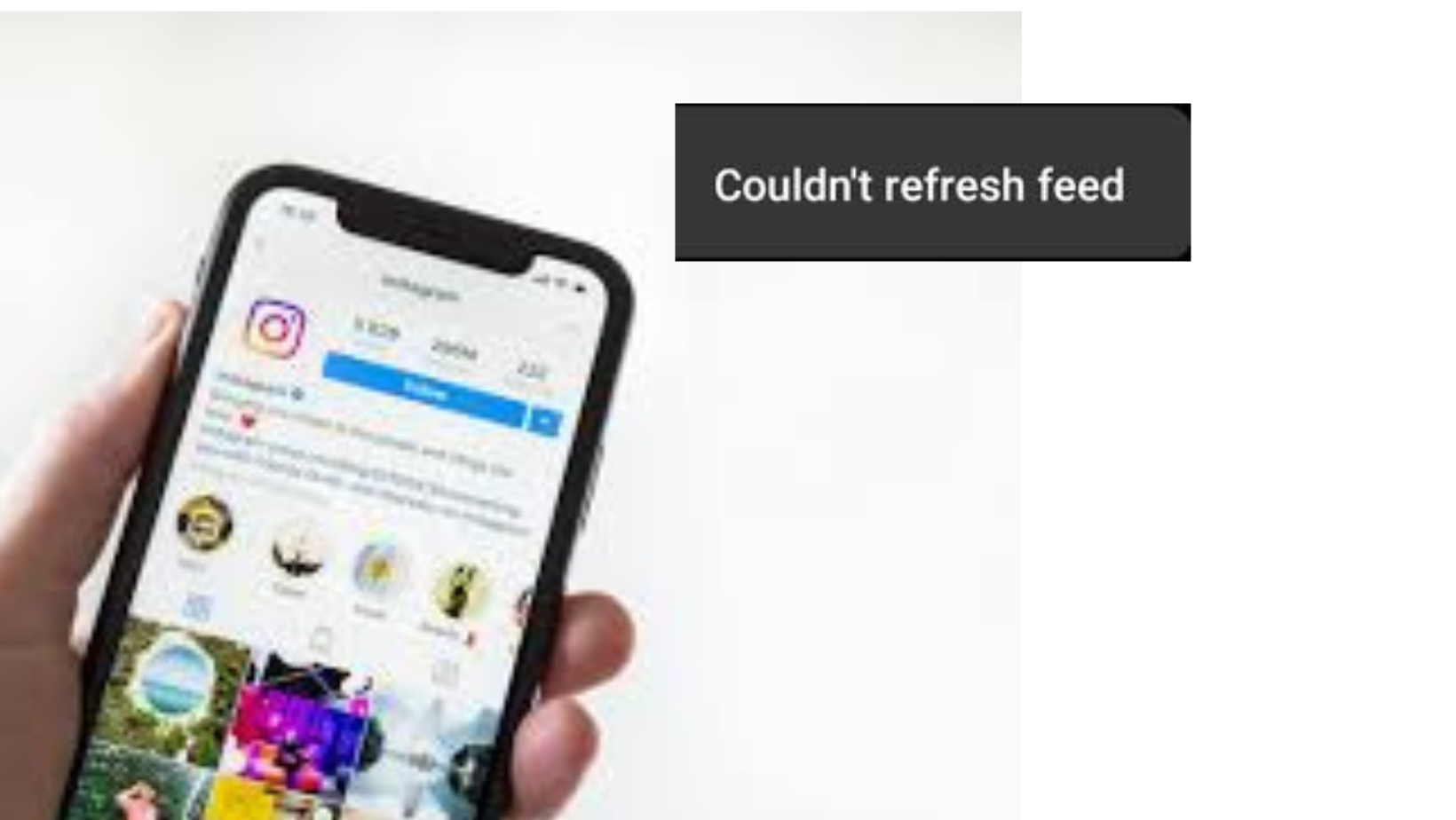 Instagram Couldn't Refresh Feed