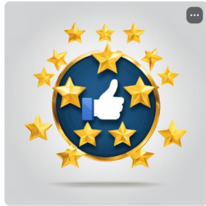 facebook 5 star review png