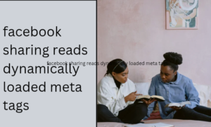 facebook sharing reads dynamically loaded meta tags