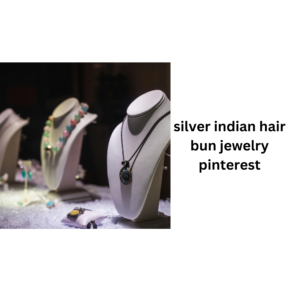 silver indian hair bun jewelry pinterest