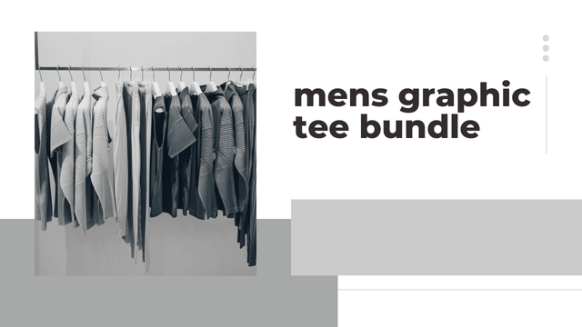 Dive into the World of Man's Graphics Tee Bundle: Fashion, Savings, and Versatility