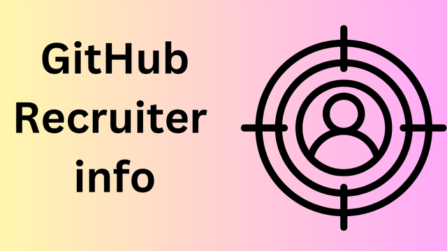 GitHub Recruiter Info