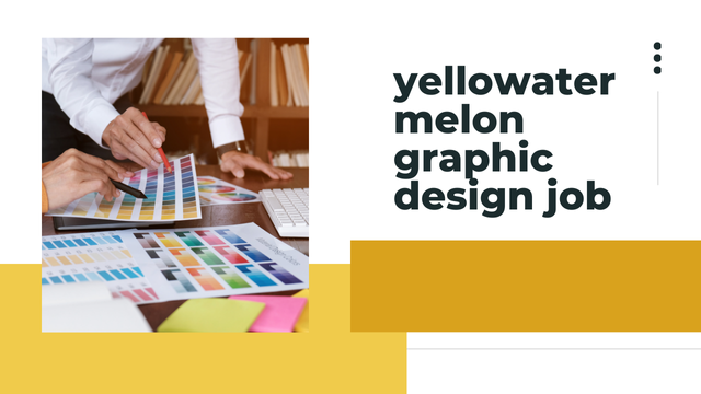 Yellow Watermelon: The Sweeter Union of Creative Elements in Graphic Design