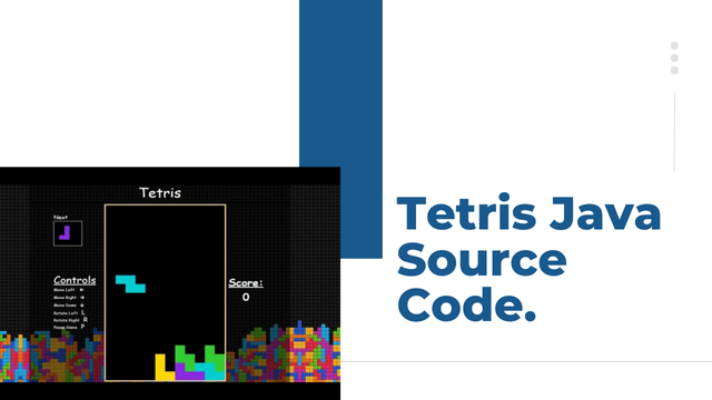 On GitHub, there is a lot in the way of Tetris Java Source Code.